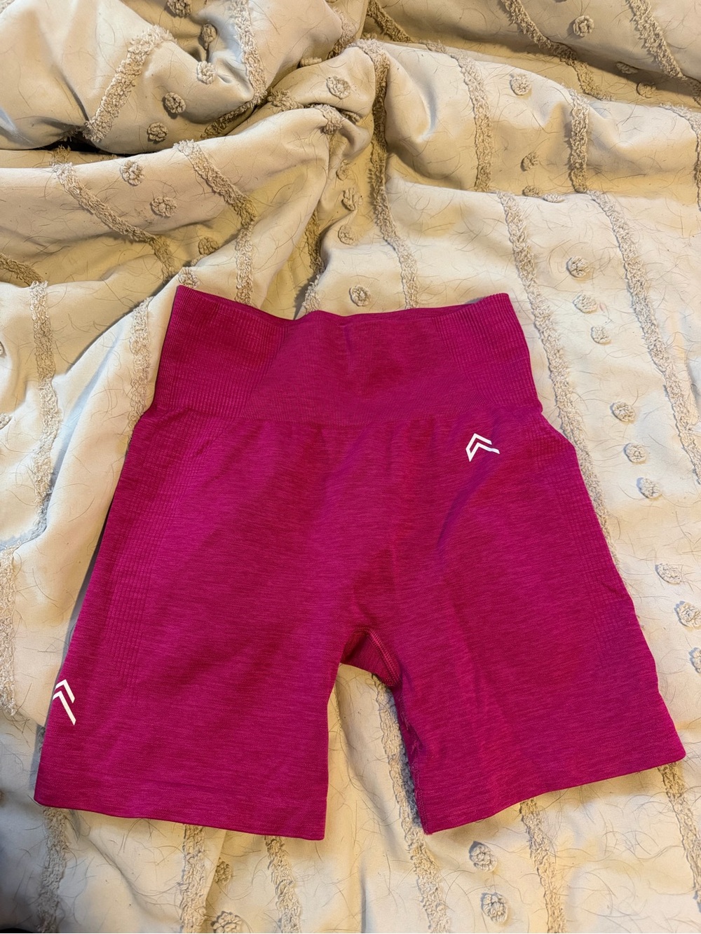 Oner Active High-Waist Magenta Bike Shorts